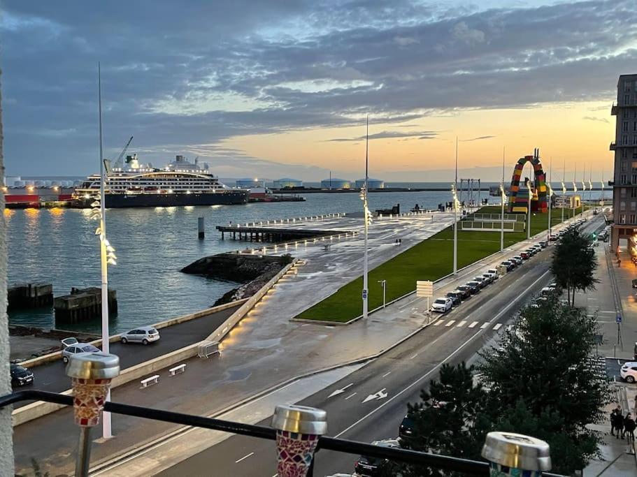 "L'Amarrage" 2 Chambres Perret Pleine Vue Mer Le Havre Exterior foto